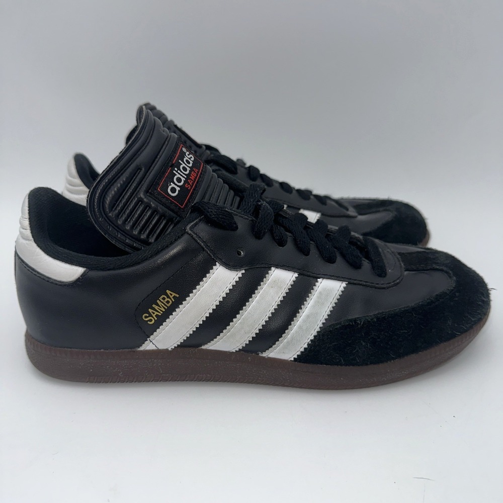 Adidas Samba Classic Mens Size 7 Black White Gum 034563 Soccer Sneakers